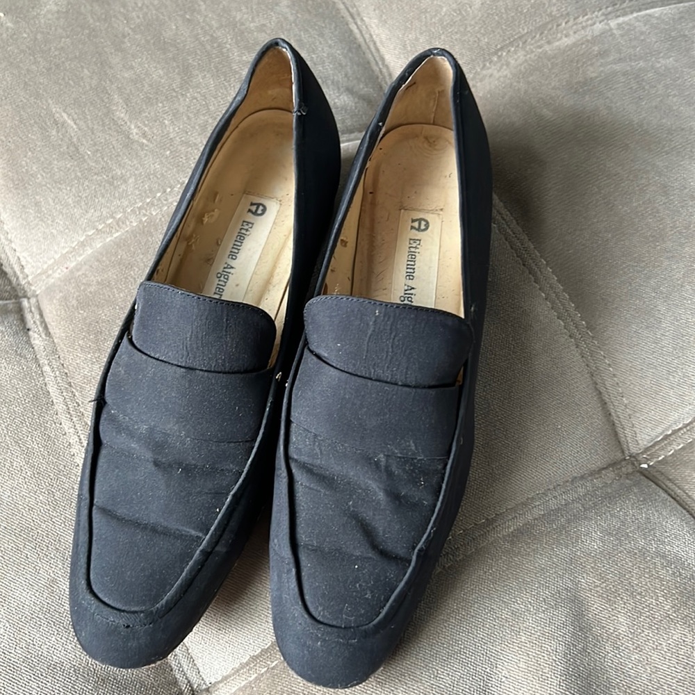 Etienne Aigner fabric shoe SZ 7 fabric